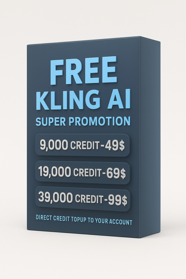 🎬 Kling AI Masterclass – Learn + Get Free Credits(You only need to make the payment after receiving the credits.)